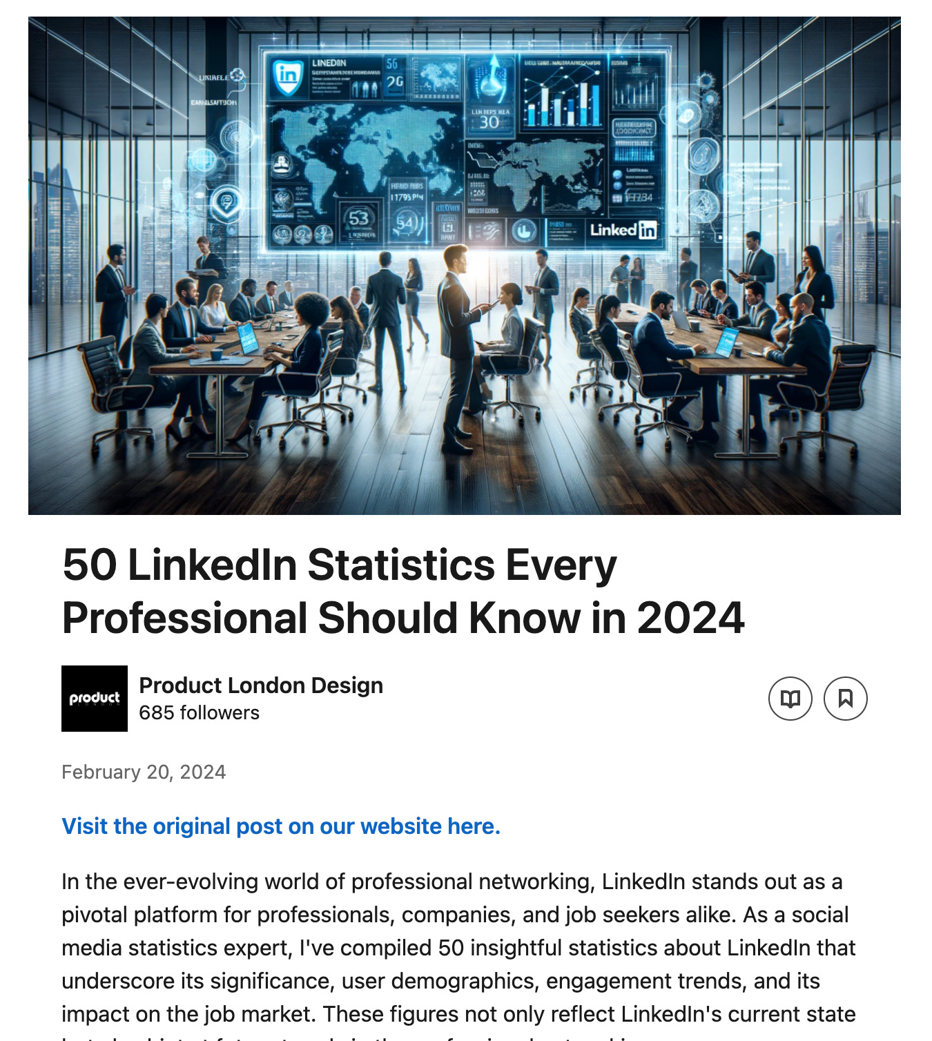 linkedin article