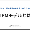 受託加工業の事業を“見える化”する ─ TPMモデルとは